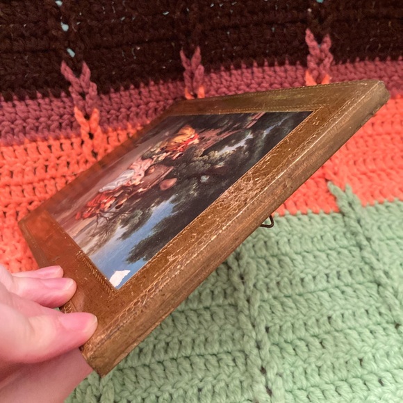 Vintage Italian Florentine Group of Women Wall Decor Plaque - Picture 6 of 12